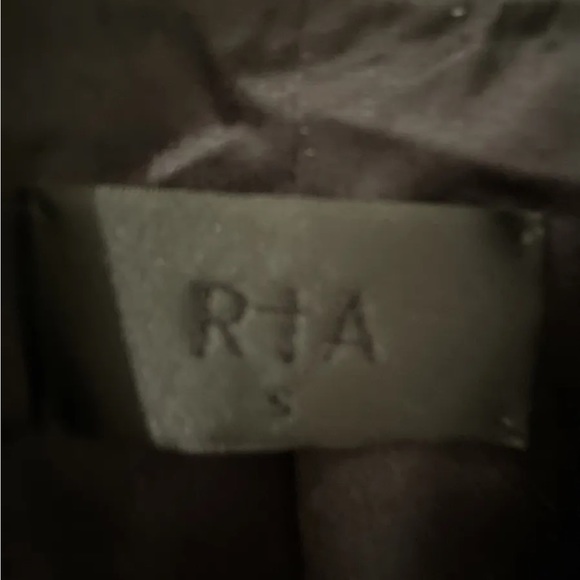 Rta open cold  shoulder jester bomber silk jacket size small - Picture 8 of 8